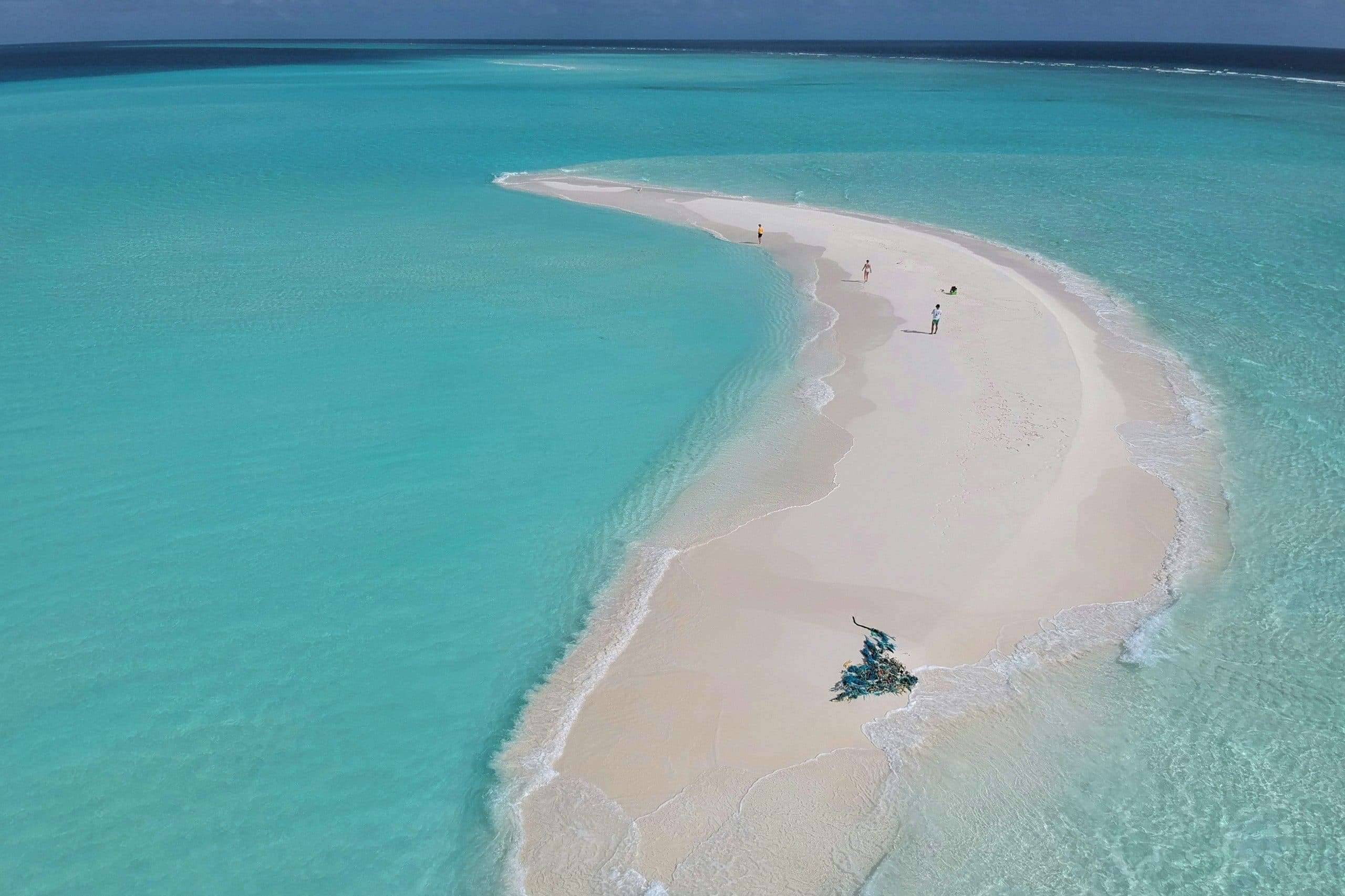 Beautiful sand bank paradise in the Maldives